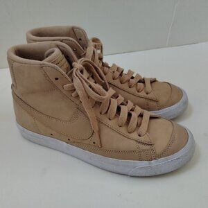 Women's Size 8 - Nike Blazer Premium Mid Tan - EXCELLENT - see pictures